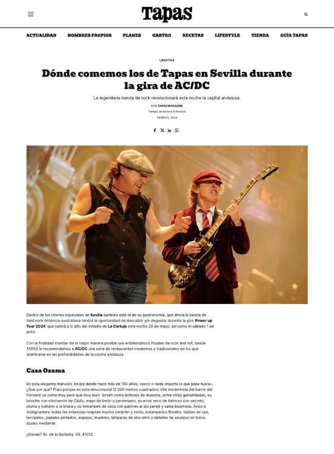 Tapas Magazine 29/5/2024