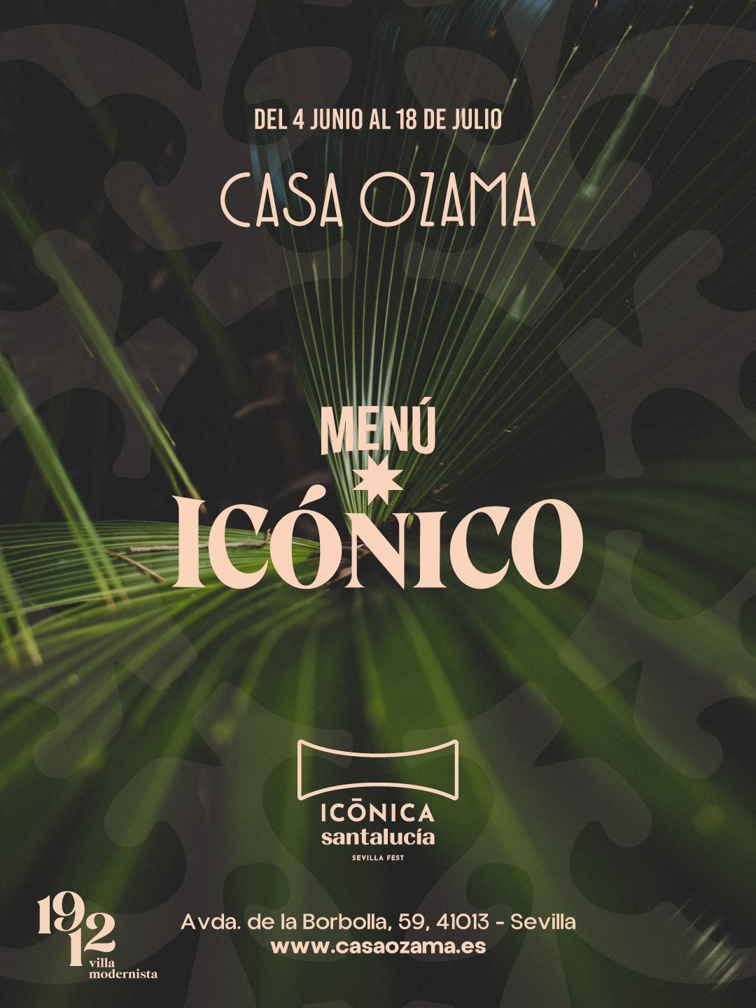 Menú Icónico Casa Ozama